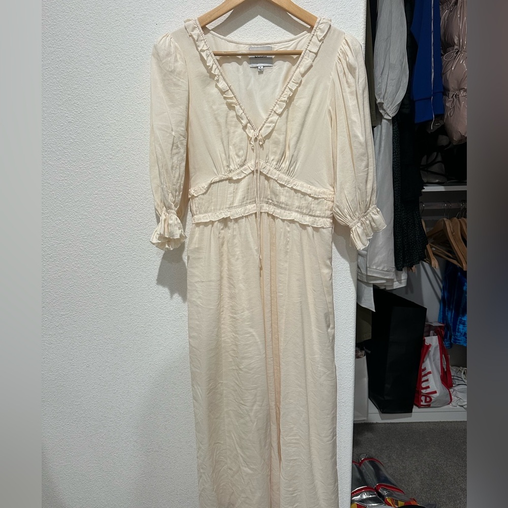 Reformation Cream Dress